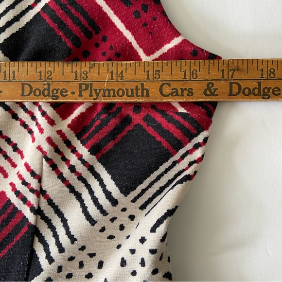 ModCloth Sleeveless Plaid Dress with pockets (Belt missing) - Size M Medium - Picture 10 of 12